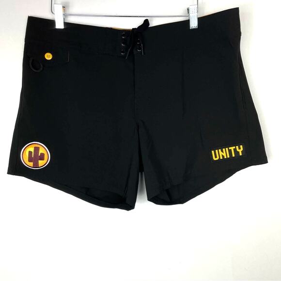 Birdwell | Black Shorts Unity Cactus Board Shorts 14 - Picture 1 of 9